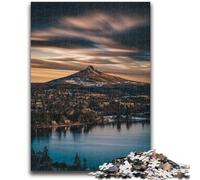 Splendidi puzzle da 1000 pezzi con montagne e laghi per adolescenti, sfida difficile contro lo stress, rafforza l'amore tra coppie (50x75cm)