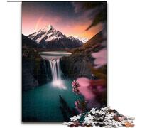Splendidi puzzle da 1000 pezzi con montagne e laghi per adulti e ragazzi, per bambini dai 14 anni in su, giochi rompicapo per famiglie, regali di Natale e compleanno (50x75cm)