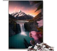 Splendidi puzzle da 1000 pezzi con montagne e laghi, regali per adulti, giochi rilassanti che rafforzano l'amore tra coppie per bambini dai 14 anni (26x38cm)