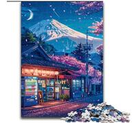 Splendidi puzzle da 1000 pezzi del Monte Fuji per adolescenti e adulti, giocattoli da gioco stimolanti Ogni pezzo è unico Gioco stimolante e divertente per tutta la famiglia (26x38cm)