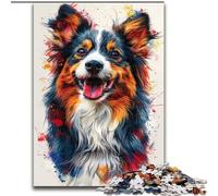 Splendidi puzzle da 1000 pezzi raffiguranti pastori tedeschi per adolescenti, adatti a bambini dai 14 anni in su Divertimento in famiglia tutta la famiglia (50x75cm)