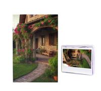 Splendidi puzzle da giardino da 1000 pezzi puzzle personalizzati puzzle in legno per adulti foto puzzle arte appeso alla parete decorazione per compleanno, matrimonio, San Valentino