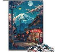 Splendidi puzzle del Monte Fuji per adolescenti, adatti dai 14 anni in su, decorazioni da parete giocattolo, regali di compleanno e regali unici (70x100cm)