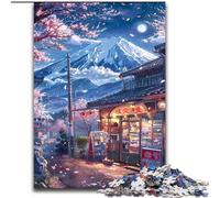 Splendidi puzzle del Monte Fuji per adolescenti da 1000 pezzi, giocattoli per l'intrattenimento della famiglia, ideali come regalo per tutta la famiglia (26x38cm)