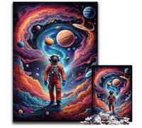 Splendidi puzzle di astronauti per adulti,1000 puzzle difficili per adulti,gioco creativo per famiglie e decorazioni per la casa,regalo di Natale perfetto per adolescenti,50x75CM/19,68x29,52 pollici