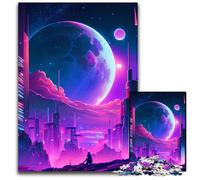 Splendidi puzzle di città da 1000 pezzi per adulti, puzzle in cartone per adulti, attività per famiglie, rompicapo, decorazioni per la casa, regalo di Natale 26X38CM/10,23x14,96 pollici