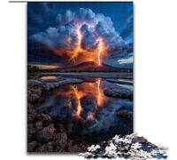 Splendidi puzzle di montagne e laghi da 1000 pezzi per adolescenti, adatto a bambini dai 14 anni in su Divertimento in famiglia tutta la famiglia (26x38cm)