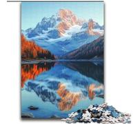 Splendidi puzzle di montagne e laghi per adulti e adolescenti, puzzle, gioco per famiglie, antistress, sfida difficile, fantastici regali e giocattoli (70x100cm)