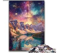 Splendidi puzzle di montagne e laghi per adulti, puzzle da 2000 pezzi, arte interessante, riduzione dello stress, lista dei desideri con Babbo Natale per età 14 (70x100cm)