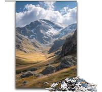 Splendidi puzzle di montagne per adulti e adolescenti, giocattoli per l'intrattenimento della famiglia, ideali come regalo per tutta la famiglia (70x100cm)