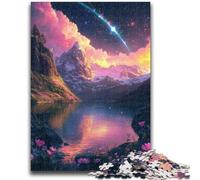 Splendidi puzzle di montagne per adulti, per ammazzare il tempo durante le vacanze a casa Ogni pezzo è unico Gioco stimolante e divertente per tutta la famiglia, 26x38cm