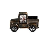 Splendido camion natalizio con accento natalizio illuminato stile vintage con Ba