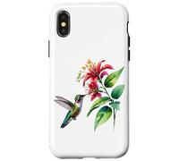 Splendido colibrì volante per ragazze che amano gli uccelli e le donne Custodia per iPhone X/XS