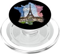 Splendido design con mappa della Torre Eiffel di Parigi Francia PopSockets PopGrip per MagSafe