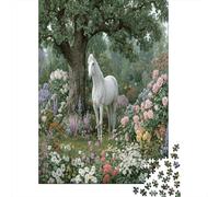Splendido giardino Cavallo 70x50cm/1000pcs Puzzle Adatto Per Adulti E Folla Dai 14 Anni in Su