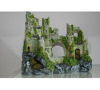 Splendido Grande Classico Vecchio Rovina Antico Castello Rovina 31 x 26 x 15 CM