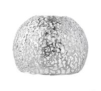Splendido portacandele in stile vintage dorato con disegni intricati per accenti domestici (argento)