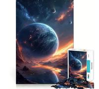 Splendido puzzle a tema spazio esterno da 1000 pezzi per ragazzi, ideale per migliorare la memoria, rilassarsi e divertirsi, con tagli precisi e pezzi da collezione 38x52cm