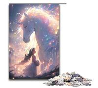 Splendido puzzle da 1000 pezzi con cielo stellato e cavallo dello zodiaco per adulti come regalo Adatto per adolescenti dai 14 anni in su 75x50 cm