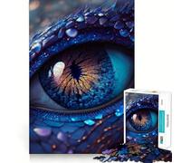 Splendido puzzle da 1000 pezzi Occhio di Drago per ragazzi, gioco di logica, passatempo rilassante, taglio preciso, 38x52cm
