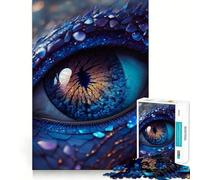 Splendido puzzle Occhio di Drago per adulti, 1000 pezzi, gioco intelligente per rafforzare i legami familiari, bordo liscio, ideale per esporre opere d'arte 50x75cm