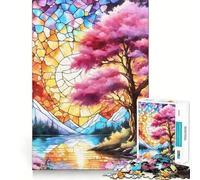 Splendido puzzle paesaggistico da 1000 pezzi per adulti,gioco per stimolare la memoria,taglio di qualità professionale,attività di gruppo emozionante (38x52cm)