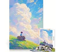 Splendido puzzle paesaggistico per ragazzi, 1000 pezzi, stimola la concentrazione mentale, offre un momento di relax e svago, si adatta perfettamente ed è un regalo perfetto (38x52cm)