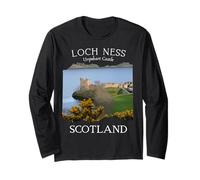 Splendido Souvenir da Donna con Castello di Urquhart Loch Ness, Scozia Maglia a Manica