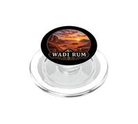 Splendido Wadi Rum Deserto Tramonto Medio Oriente Paesaggio PopSockets PopGrip per MagSafe