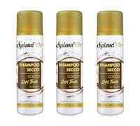Splend'Or Shampoo Secco Cocco, Soft Touch, Per Tutti i Tipi di Capelli, 200ml, Confezione da 3