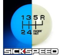 Splendore Blu/Nero Fing Veloce Cambio Pomello Per 6 Velocità Corto Throw 16X1.5