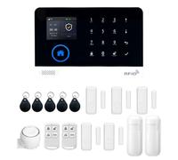 Splenssy 433 MHz Wireless WIFI + GSM Sistema di allarme a composizione automatica Display LCD Sensore porta Sensore di movimento PIR Smart Home Sistema di allarme antifurto