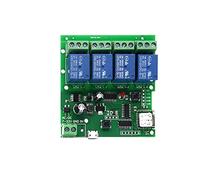 Splenssy eWeLink Interruttore Wireless Tlecomando Intelligente Modulo Universale 4ch DC 5V 12V 32V WiFi Interruttore Timer Telefono APP Telecomando Supporto Alexa Google Casa