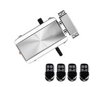 Splenssy Serratura Elettronica Invisibile con Telecomando Senza Fili Smart Remote Lock Smart Home Security, Argento