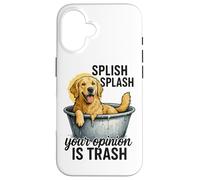 Splish Splash La tua opinione è spazzatura Custodia per iPhone 16