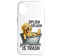 Splish Splash La tua opinione è spazzatura Custodia per iPhone 16 Plus