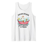 Splish Splash La Tua opinione è Trash Duck Bath Canotta