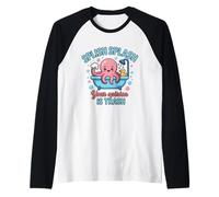 Splish Splash Octopus Your Opinion Is Trash Vasca da Bagno Maglia con Maniche Raglan