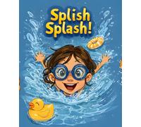 Splish Splash Swimming Composition Notebook: Wide Ruled Journal for Kids, 110 Pages, Fun Pool-Themed School Notebook for Boys and Girls