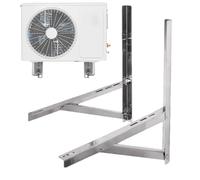 Split AC Rack, Supporto Bracket, 0,07 x 0,05 pollici Foldable Air Conditioner Stainless Steel, Rustproof Support, Wall Mount Frame for Outdoor Ductless Units, Window Heater System Kit