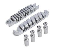 Split Chitarra Ponte Cordiera Sostituzione Top Hanging String Singole Selle Zincs Lega Split Guitar Bridge Enduring
