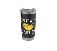 Split con cautela banana Bicchiere termico in acciaio inox doppia parete
