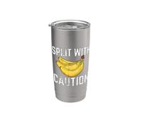 Split con cautela banana Bicchiere termico in acciaio inox doppia parete