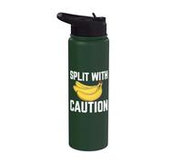 Split con cautela banana Stainless Steel Insulated Water Bottle