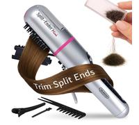 Split Ender Mini tagliacapelli da parrucchiere cordless per doppie punte per doppie punte secche, danneggiate e fragili rosa