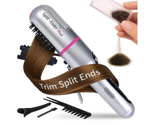 Split Ender Mini tagliacapelli da parrucchiere cordless per doppie punte per doppie punte secche, danneggiate e fragili rosa
