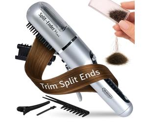 Split Ender Mini tagliacapelli salon professionale senza fili per doppie punte per doppie punte secche, danneggiate e fragili argento