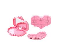 Split Ends Hair Trimmer Bang - Scissors Brush With Mirror Accessory Abs | Heart Shaped Dead End Hair Trimmer For Outdoor Quick Maintenance Personal Grooming Travel Home Daily Routine