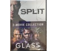 Split / Glass 2-Movie Collection (DVD) James McAvoy Anya Taylor-Joy Bruce Willis