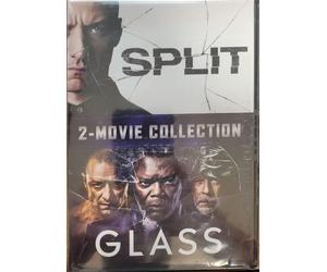 Split / Glass 2-Movie Collection (DVD) James McAvoy Anya Taylor-Joy Bruce Willis